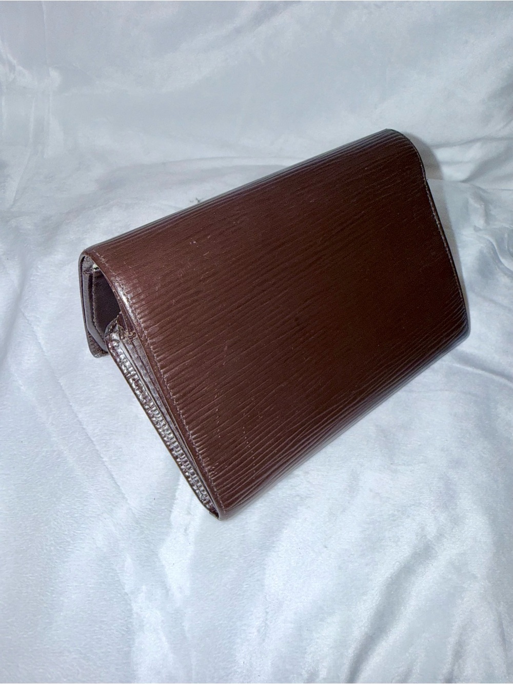 Louis Vuitton Vintage Trésor Bi-Fold epi leather Brown Wallet-W/COA - Picture 3 of 15